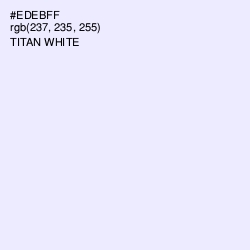 #EDEBFF - Titan White Color Image